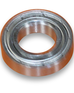 Ball bearing for tank rinsing
